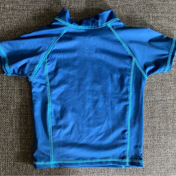 🌊 Body Glove Short Sleeve Rash Guard Swim Top, Boys Size 6, Blue, UFP 50+ - Picture 4 of 4